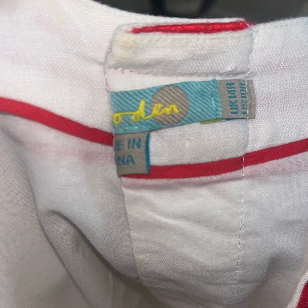 Boden linen embroidered sheath dress - Picture 4 of 4